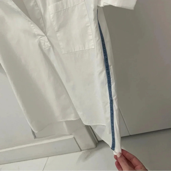 Zara White Blouse with Details on the side- Size XS; Worn Once - Picture 5 of 9